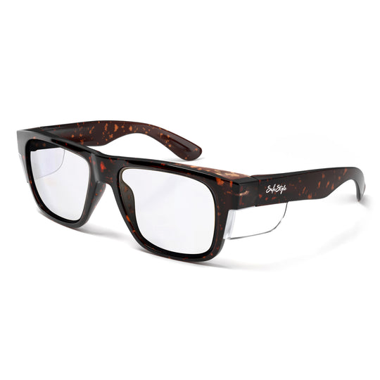 Fusions Brown Tort Prescription Safety Glasses