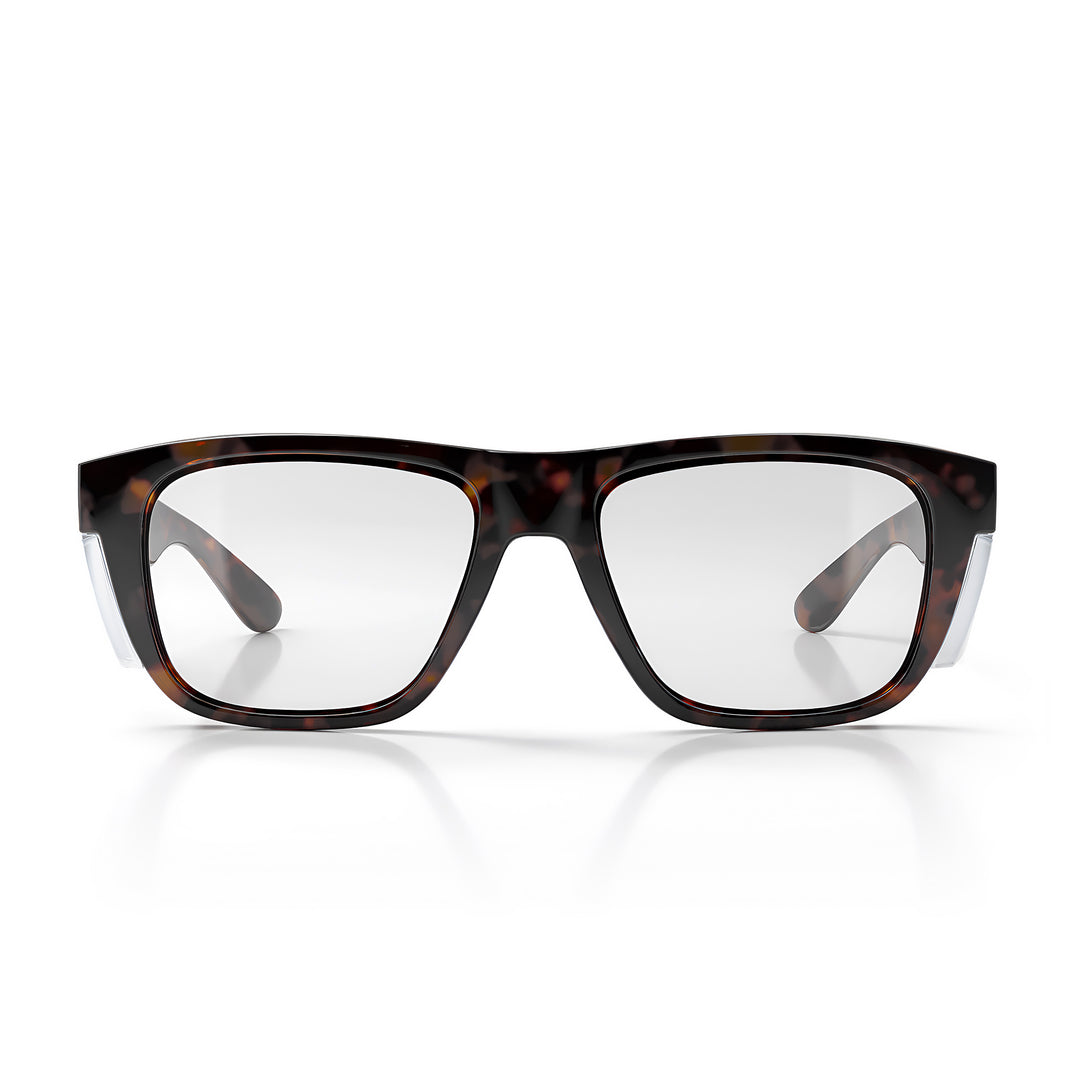 Fusions XL Brown Tort Prescription Safety Glasses